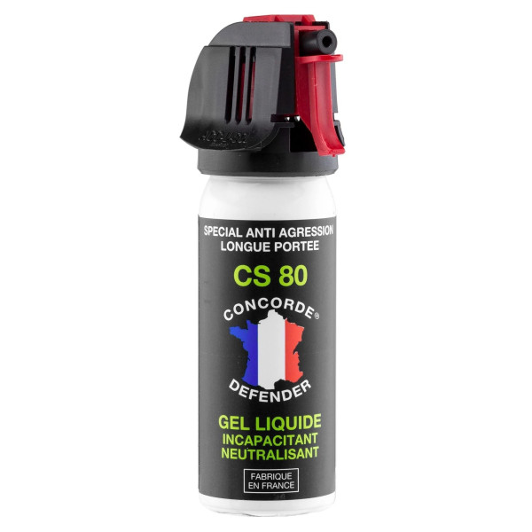 Aérosol GEL CS 80 - 50 ml  Chez DEVILLE ARMORY. Votre armurerie en ligne.