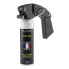 Aérosol GEL CS 80 100 ml avec poignée  Chez DEVILLE ARMORY. Votre armurerie en ligne.
