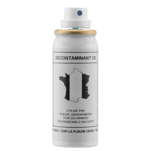 Décontaminant CS et CN - 50 ml  Chez DEVILLE ARMORY. Votre armurerie en ligne.