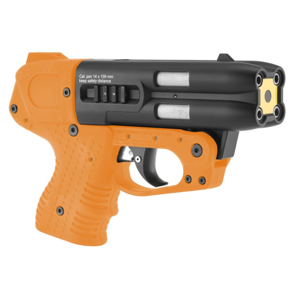 Pistolet jet protecteur JPX 4 compact + 4 cartouches OC - Piexon  Chez DEVILLE ARMORY. Votre armurerie en ligne.