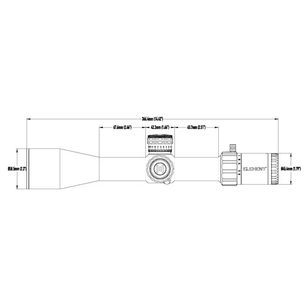 Lunette Element Optics Titan 3-18x50 APR-2D MRAD