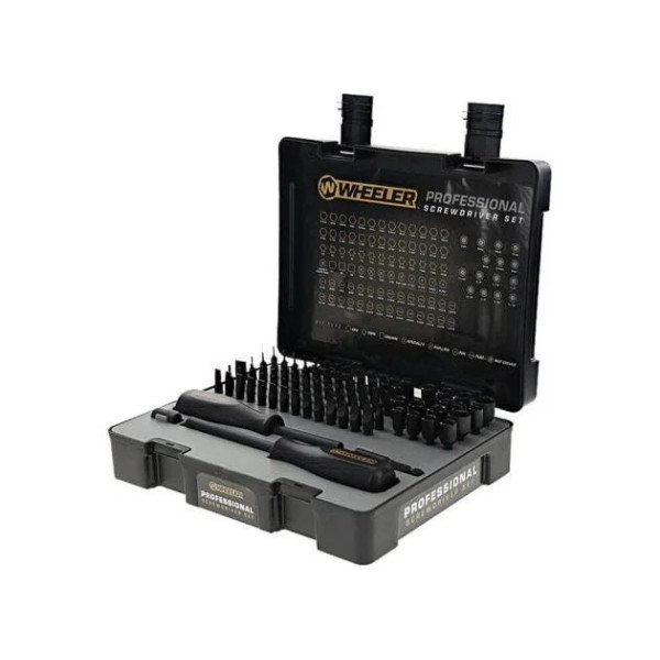 Jeu de tournevis Wheeler Professionnel 100 pièces  Chez DEVILLE ARMORY. Votre armurerie en ligne.