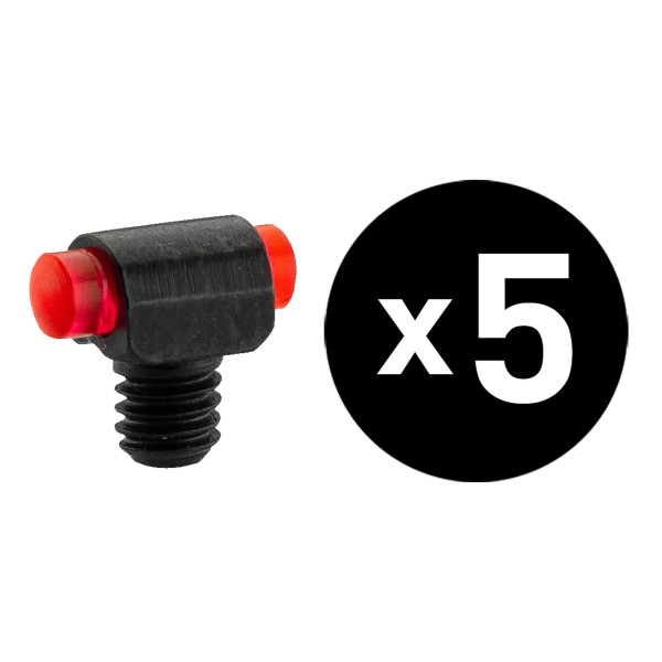 Guidon fluo micro rouge à visser  Chez DEVILLE ARMORY. Votre armurerie en ligne.