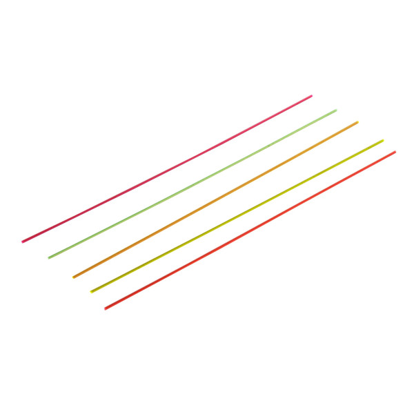 Set de 5 fibres optique fluo monocolore assorties  Chez DEVILLE ARMORY. Votre armurerie en ligne.