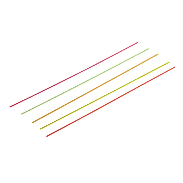 Truglo Set de 5 fibres optique fluo monocolore assorties