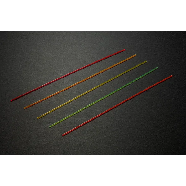 Truglo Set de 5 fibres optique fluo monocolore assorties