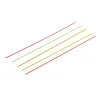 Truglo Set de 5 fibres optique fluo monocolore assorties