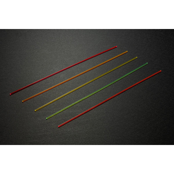 Set de 5 fibres optique fluo monocolore assorties  Chez DEVILLE ARMORY. Votre armurerie en ligne.