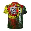 DED Portugal Theme Casual T-Shirt - taille 4XL