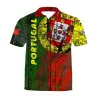DED Portugal Theme Casual T-Shirt - taille 4XL