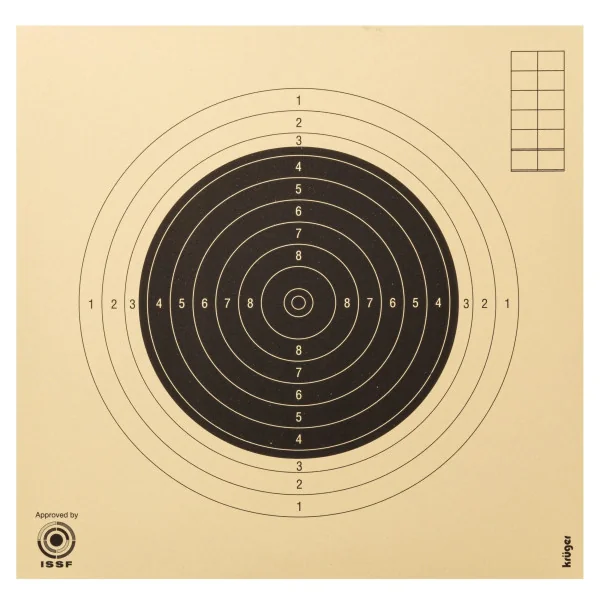 100 cartons-cibles 20 x 20 cm