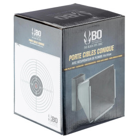 Porte cible conique 14 x 14 cm en acier  Chez DEVILLE ARMORY. Votre armurerie en ligne.