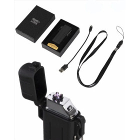 Briquet tempête à batterie Atomic X Arc  Chez DEVILLE ARMORY. Votre armurerie en ligne.