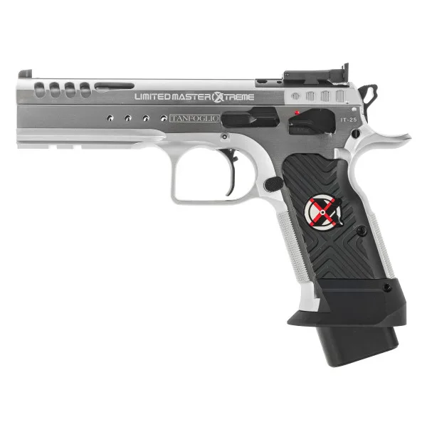Pistolet TANFOGLIO XTREME LIMITED CUSTOM CHROME OR 9X19