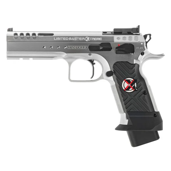 Pistolet TANFOGLIO XTREME LIMITED CUSTOM CHROME OR 9X19