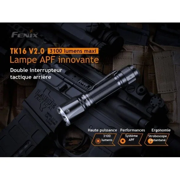 Fenix Lampe tactique APF TK16 V2.0 - 3100 LUMENS
