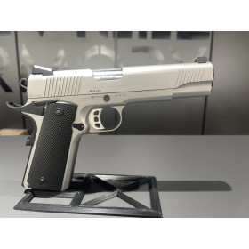 Pistolet TISAS ZIG M1 1911 Inox CAL 9X19 mm  Chez DEVILLE ARMORY. Votre armurerie en ligne.