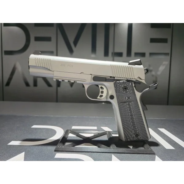 Pistolet TISAS ZIG PC 1911 Inox CAL 9X19 mm