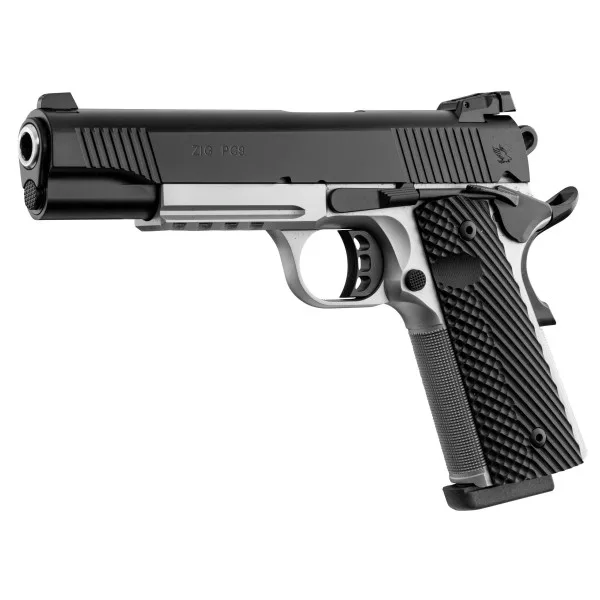 Pistolet TISAS ZIG PC 1911 Bicolore 5'' HAUSSE FIXE
