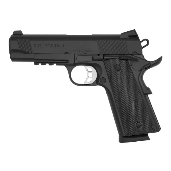 Pistolet TISAS ZIG PCS 1911 Noir CAL 45 ACP