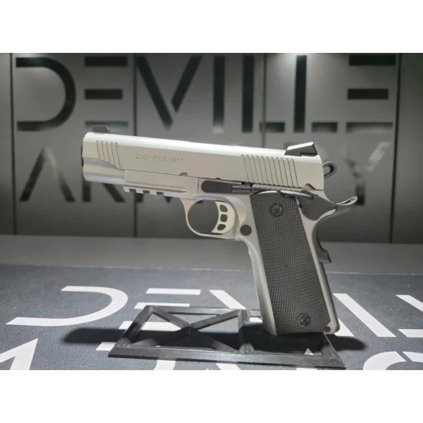Pistolet TISAS ZIG PCS 1911 Inox CAL 45 ACP
