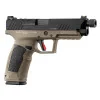 Pistolet TISAS PX-9 TACTICAL calibre 9x19 mm bicolore Fileté