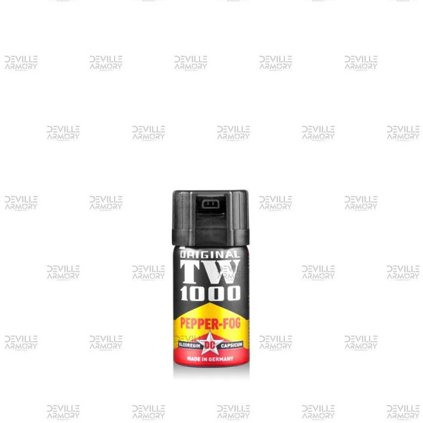 AEROSOL DE DEFENSE 40ml TW1000  Chez DEVILLE ARMORY. Votre armurerie en ligne.