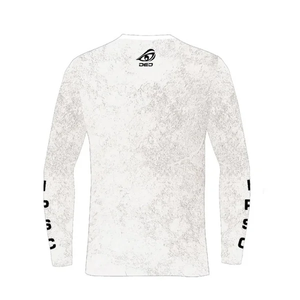 T-shirt manches longues DED Competition Blanc - taille 3XL