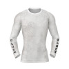 DED GLOCK Competition T-shirt de compression à manches longues Blanc, taille : XL, Type de vêtements : Regular (Homme)  Chez DEV