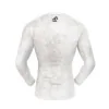 DED GLOCK T-shirt de compression à manches longues de compétition Blanc, taille : M, Type de vêtements : Enfants