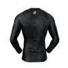 DED GLOCK T-shirt de compression à manches longues de compétition foncé, taille : 9XL, type de vêtements : régulier (hommes) Ch