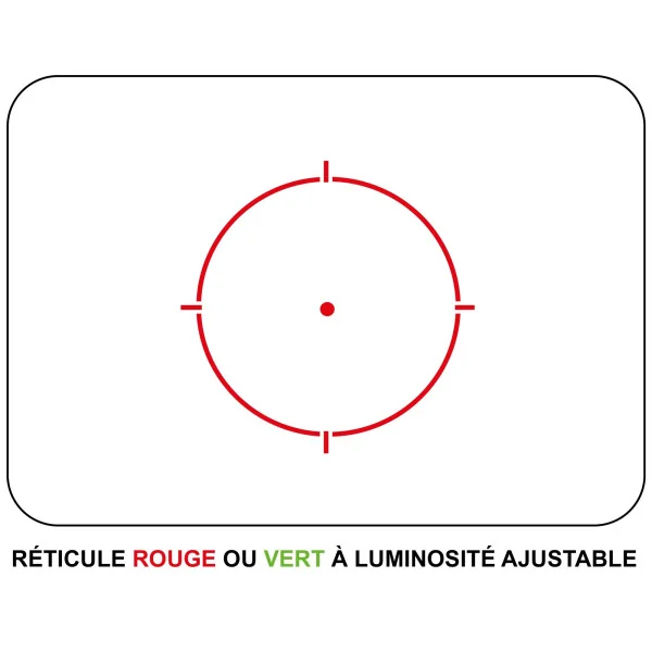 RTI Optics Red dot type 552 rouge et vert