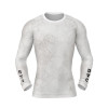 T-shirt de compression à manches longues DED STI Competition Blanc, taille : XL, Type de vêtements : Regular (Homme)  Chez DEVIL