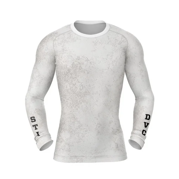 T-shirt compression manches longues DED STI Competition - Blanc