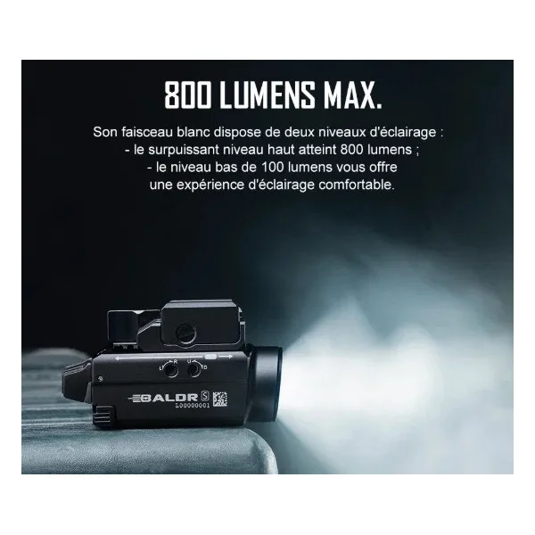 Olight Baldr S | Lampe tactique avec laser vert