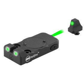 Hellfire visée glock illuminée  Chez DEVILLE ARMORY. Votre armurerie en ligne.