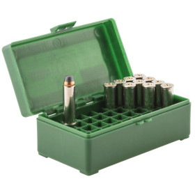 Boîte de rangement 50 munitions cal. 357 Magnum  Chez DEVILLE ARMORY. Votre armurerie en ligne.