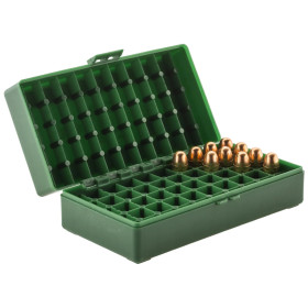 Boîte de rangement 50 munitions cal. 45 ACP  Chez DEVILLE ARMORY. Votre armurerie en ligne.