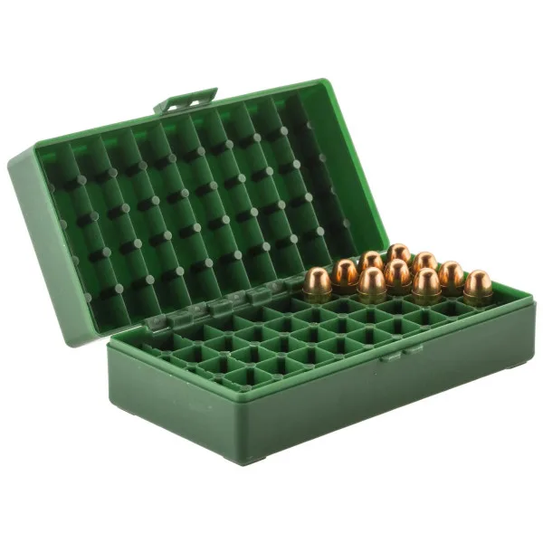 Megaline Boîte de rangement 50 munitions cal. 45 ACP