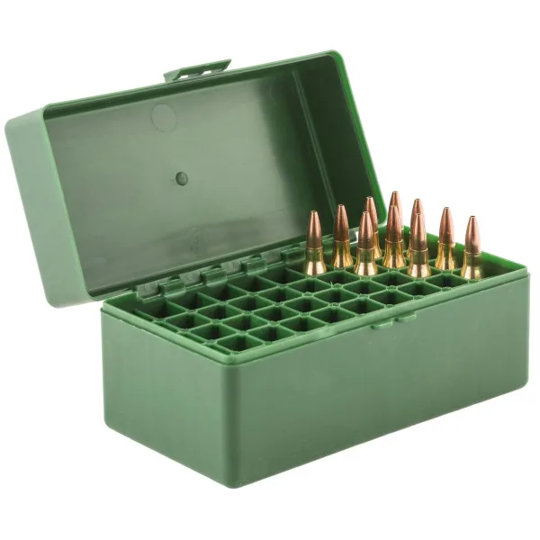 Megaline Boîte de rangement 50 munitions cal. 243-308