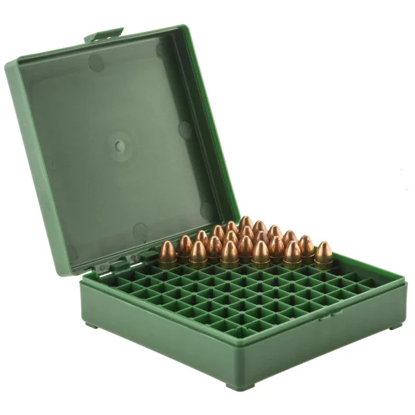 Megaline Boîte de rangement 100 munitions cal. 9 x 19