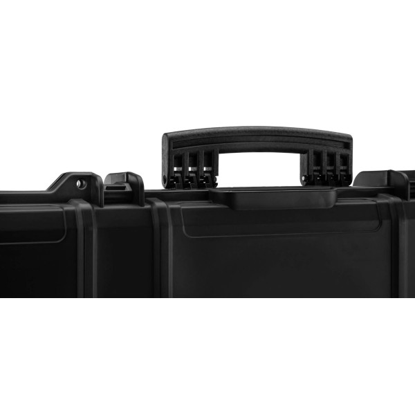 Mallette XL Waterproof noire 137 x 39 x 15 cm mousse pré-découpée - Nuprol  Chez DEVILLE ARMORY. Votre armurerie en ligne.