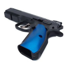 TONI SYSTEM GCZ3D X3D Poignées longues pour CZ 75 SP-01, CZ SHADOW 2, SABLE  Chez DEVILLE ARMORY. Votre armurerie en ligne.