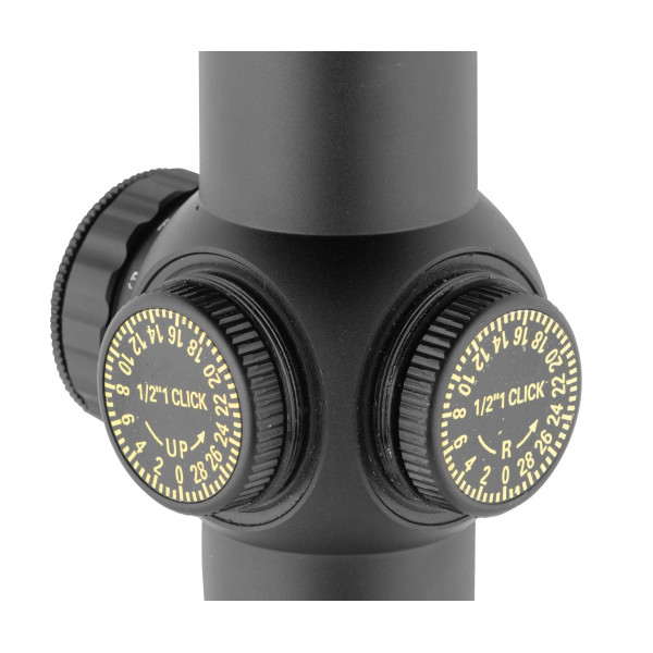 Lunette Nikko Stirling Diamond 1-4 x 24  Chez DEVILLE ARMORY. Votre armurerie en ligne.