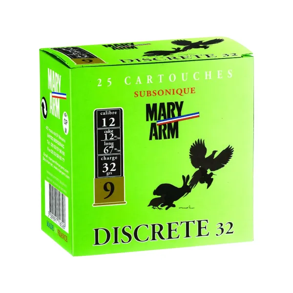 Cartouches Mary-Arm subsoniques - Cal. 12/67