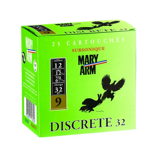 Cartouches Mary-Arm subsoniques - Cal. 12/67