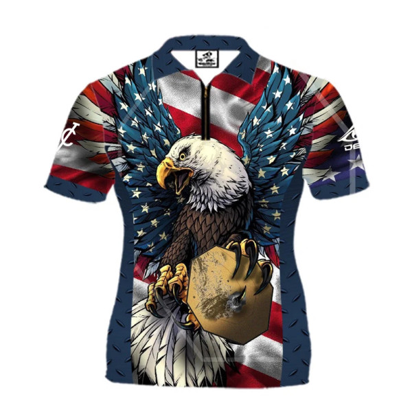 T-shirt DED DVC America, taille: 3XL, nom personnalisé: avec nom personnalisé, type de vêtements: régulier (hommes)  Chez DEVILL