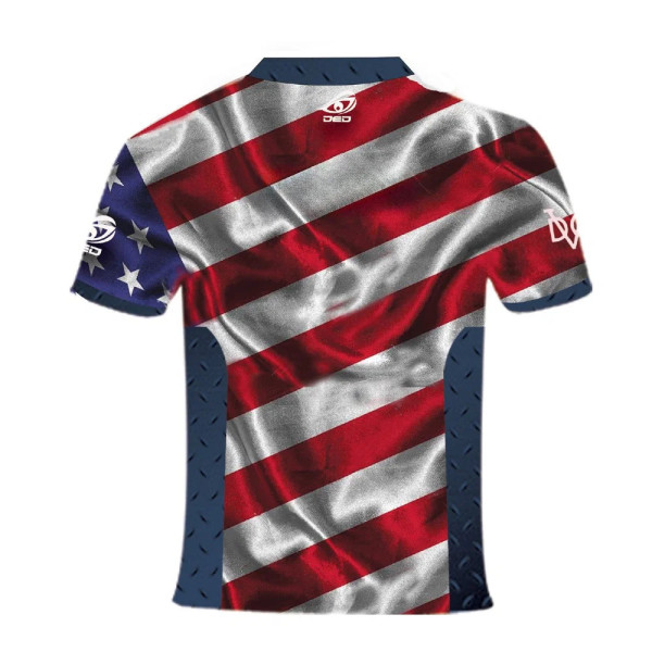 T-shirt DED DVC America, taille : 5XL, nom personnalisé : avec nom personnalisé, type de vêtements : régulier (hommes)  Chez DEV