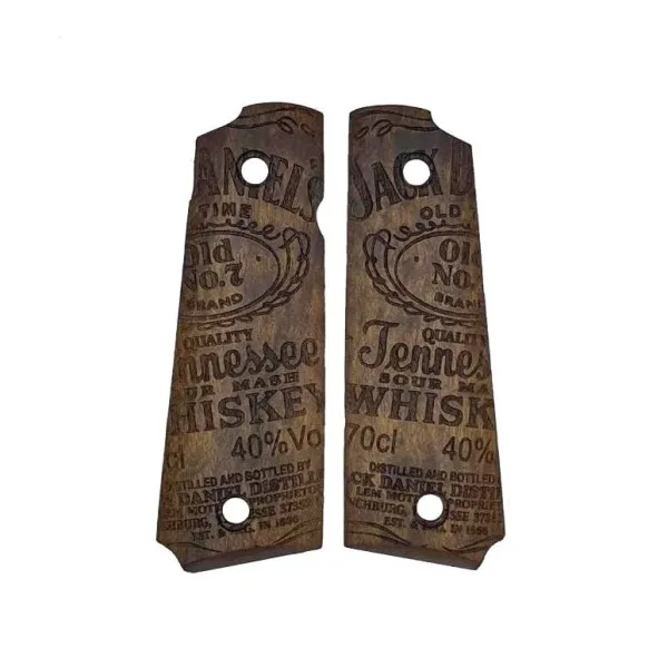Mbt Grips PLAQUETTES BOIS PT1911 JACK DANIEL'S