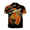 T-shirt DED CZ Shadow 2 Orange, taille: XXL, Nom personnalisé: Avec nom personnalisé, Type de vêtements: Enfants  Chez DEVILLE A